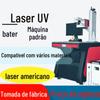 Máquina de gravação a laser de luz roxa de 5 watts, silicone plástico, máquina de gravação a laser ultravioleta de 10 watts, vidro de cristal, máquina de marcação a laser UV
