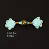 Botón de Cheongsam Estilo Chino con Hilo Tejido Hecho a Mano, Perlas Doradas, Garra de Gato y Patrón de Nube, Accesorio Decorativo para Ropa Tradicional China