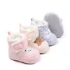 Invierno Zapatos Nuevos para Bebé con forro polar Zapatos Gruesos para Bebé Suela de Goma Suave Antideslizante Cálidos Zapatos para Caminar Zapatos de Moda y Tendencia