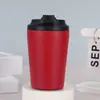 Copo de Café Mini Simples Transfronteiriço Camada Dupla Aço Inoxidável 304 Escritório Portátil Termo Copo para Beber Diretamente Copo de Água para Carro