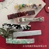 Pinzas para el Cabello Estilo Coreano Personalizables, Pinzas de Resorte de Acetato, Pinzas para Cola de Caballo, Pinzas Horizontales, Pinzas de Moda para Flequillo, Pinzas Superiores