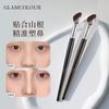 Brocha para Sombra de Nariz de Hoz de Cangzhou Pelo de Pony Sombra de Ojos Silueta Cabeza Oblicua Raíz de Montaña Alas de la Nariz Difuminado y Contorno para Principiantes
