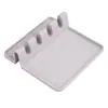 Soporte de Utensilios de Cocina de Silicona Estante para Cucharas de Encimera de Cocina Tapete de Almacenamiento para Cucharas de Sopa Soporte para Palillos Organizador de Tapas de Ollas para el Hogar