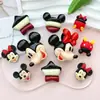Nueva Serie de Minnie Mickey Accesorios de Resina para DIY Funda de Teléfono Parche para Zapatos Agujero Accesorios para el Cabello Pasador Material
