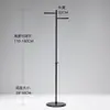 Estante de Exhibición para Tienda de Ropa, Perchero de Acero Inoxidable Negro, Perchero para Colgar Ropa y Sombreros, Estante Móvil tipo Portico para Transmisiones en Vivo, de Pie