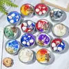 Velas de Concha de Cristal con Flores Secas Transfronterizas, Velas de Aromaterapia, Adornos de Cera de Soja Procesados a Medida, Souvenirs de Alto Valor