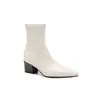 Botas elásticas adelgazantes de estilo francés, versátiles para otoño e invierno, con tacón grueso, punta fina y color negro, adecuadas tanto para la moda como para el trabajo, y diseñadas para el comercio internacional