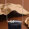 2025 Nueva Moda Collar para Mujer con Lazo, Cadena para Clavícula de Circonita, Joyería Elegante de Diseño de Nicho al por Mayor