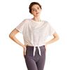 Nueva Camiseta Deportiva Ligera de Secado Rápido Manga Corta para Mujer Ropa de Yoga Blusa Holgada Talla Grande Ropa de Fitness Top Verano