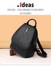 Mochila Simples de Novo Estilo Mochila Temperamental Multicamadas Mochila Feminina de PU Macio para o Trabalho Mochila de Alto Nível Sem Logo