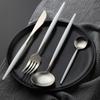 Talheres de Aço Inoxidável 304 Português Europeu Talheres de Restaurante Ocidental Faca de Bife, Garfo e Colher Conjunto Banhado a Ouro Talheres Amazon