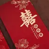 Envelope Vermelho 2025 Especial de Casamento High-End Mil-Yuan Dinheiro de Presente Bolsa de Envelope Vermelho de Casamento com Palavras Felizes para Recém-Casados