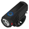 Nueva luz de bicicleta transfronteriza, luz frontal recargable por USB para ciclismo nocturno, luz de advertencia duradera para ciclismo al aire libre, fabricante de equipamiento deportivo