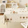 Mantel de Dibujos Animados Impermeable y a Prueba de Aceite, No Lavable, Nuevo Modelo 2026, Lujo Ligero, Atmósfera de Alta Gama, Mantel Protector Rectangular para Mesa de Café