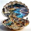 Pegatinas para cajas acrílicas planas en stock de diversas regiones del país, recuerdos de ciudades turísticas, regalos culturales y creativos, estilo personalizado, uso universal