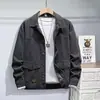 Chaqueta de Mezclilla Holgada para Hombre 2022 Nueva Otoño e Invierno Ropa Casual Chaqueta Marca de Moda Trabajo Todo-partido Chaqueta Juventud