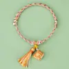 Cuerda de Colores al por Mayor Modelo Nuevo 2026 Hilo de Algodón Cuerda Roja Cuerda Trenzada Pulsera Colorida Ajustable para Adultos y Niños Pequeño Regalo