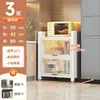 Estante de almacenamiento multicapa de pie para cocina Gabinete de almacenamiento Gabinete multifuncional Estante para ollas Alacena Aparador Sándwich