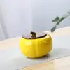 Caja de Regalo Cerámica para Té de Caqui Todo Bueno Regalo de Negocios Mini Pequeña Jaula Sellada para Dulces Regalo de Acompañamiento