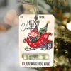 Presente de Natal em 2023 - Papai Noel Carteira de Natal Pingente de Carteira Decorações de Árvore de Natal