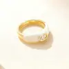 Estilo Minimalista ~ Anillo Exquisito con Zirconia de Goteo de Aceite para Mujer, Diseño de Nicho, Anillo para Dedo Índice de Lujo Ligero Estilo Ins, Anillo de Amistad Personalizado