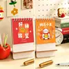 Calendario de Escritorio Mini 2027, Soporte de Madera para Teléfono, Calendario Mensual, Adorno de Escritorio, Año del Cordero, Planificador de Registro Diario, Regalo