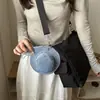 Elegante y casual nuevo bolso de mezclilla con un diseño moderno en forma de sombrero, un bolso cruzado y de mano para mujer 2026