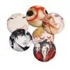Pelúcia Personalizada Desenho Animado Personagem de Anime Celebridade Mercadoria Emblema Redondo Espessado DIY Emblema de Peito de Celebridade