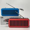 Linterna Solar con Altavoz D6 Nuevo Altavoz Bluetooth Linterna Solar TWS