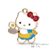 Venta Caliente Transfronteriza Dibujos Animados Sanrio Gato Kt Esmalte Aleación Colgante Joyería Collar Accesorio Componentes para Joyería DIY