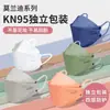 Mascarilla KN95 Diseño Estéreo 3D para Mujer con Alto Atractivo Estético, a Prueba de Polvo Desechable, Estilo Moderno para Hombre, Color Morandi, Protección contra el Frío de Otoño e Invierno, Transpirable, Modelo Nuevo
