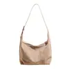 Bolsa tote grande fosca retrô para mulheres, nova coleção outono/inverno 2026, bolsa de ombro de alta capacidade, qualidade premium, adequada para o dia a dia