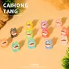 Colgante de coche de resina de dibujos animados, mini de alta permeabilidad Lilith, accesorios de pegamento de crema para manualidades, horquilla para el pelo, joyería, venta al por mayor