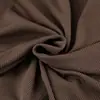 Conjunto de Pijama Marrom de Malha Canelada, Manga Longa, Calça Longa, Caimento Solto, Pode Ser Usado Fora de Casa, Novo para Outono e Inverno 2026, Europeu e Americano, Roupa de Casa