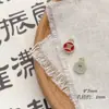 Doble Colgante Danza del León Estilo Chino Serie de Año Nuevo Campana Moneda de Cobre Fuegos Artificiales DIY Adornos Colgantes de Aleación Hechos a Mano Accesorios para Pendientes