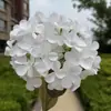 90 Peças de Tecido Hortênsia Casamento Hotel Decoração Casa Decoração Arco Arranjo de Flores Teto Guia Flores Artificiais Atacado