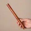 Tubo de Incienso Lacado de Sándalo Morado, Portainciensos Estilo Chino, Artesanía de Tubo de Incienso de Palo de Rosa Africano