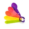 Herramientas para Hornear Taza Medidora de Color Juego de 9 Piezas Cuchara Medidora de Plástico Taza Medidora Combinación Cuchara para Hornear Harina Juego de Cucharas Medidoras