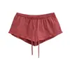 191-2026 Moda Nueva Primavera/Verano Shorts Adelgazantes que Levantan los Glúteos Estilo Europeo y Americano Sexy Shorts de Cintura Elástica para Mujer
