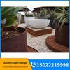 Placa de Aço Resistente ao Tempo Caixa de Flores com Formato Especial Vaso de Flores Placa Resistente ao Tempo Canteiro Parede de Contenção Tanque de Flores Paisagístico Tanque de Árvores Processamento de Muro de Cerca