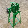 Máquina de enrolar chapa metálica pequena máquina manual de dobrar chapa máquina de crimpagem de isolamento rolo de três rolos para chapa de alumínio máquina de vincar travas de costura
