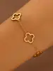 Popular Europeu e Americano Quatro Cores Moda Aço Inoxidável Fivela de Pulseira Pulseira Casal Dez Diamantes Titânio Aço Incrustado Zircônia Pulseira