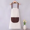 Delantal de Cocina para el Hogar con Estampado de Logo de Moda, Dibujos Animados, Impermeable y Resistente al Aceite, Delantal Especial para Catering, Trabajo, Cocina