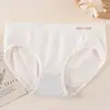 Ropa interior para mujer estilo europeo y americano con cintura con letras, sin costuras, alta elasticidad, amigable con la piel, transpirable, de cintura baja, levanta glúteos, tanga para mujer