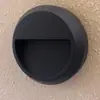 Foco de pie para exteriores de montaje superficial, Luz para escalones, Luz para rampas, Downlight circular, Luminaria de pared lateral para pasillos y pasillos, Carcasa de aluminio fundido a presión