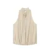 Comercio exterior transfronterizo 2026 nuevo top de verano con cuentas estilo halter y mangas abullonadas 4745028 pantalones 4745029 conjunto