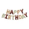 Set de Globos de Letras Happy Birthday Feliz Cumpleaños Inglés de 16 pulgadas Decoración para Fiesta Infantil