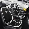 Almofada de carro Almofada de carro ventilada Almofada de carro de verão Assento de carro traseiro Respirável Bonito Desenho animado Criativo Quatro Estações Universal Cool Almofada de carro