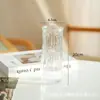 Vaso de Flor de Rede Estilo Ins, Vaso Vermelho Congelamento Extremo, Vidro de Geleira, Arranjo de Flores Transparente, Rosas, Flores Frescas, Decoração de Mesa de Jantar da Sala de Estar