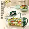 Contenedor de Ensalada Saladkindsaladpodbuilt Contenedor de Almacenamiento para Deportes al Aire Libre Fitness Botella de Almacenamiento a Prueba de Fugas